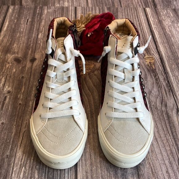 Vintage Havana Redeem Wine/Black Multi Mid-Top Sneakers - Picture 2 of 10